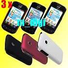 Set Of 3x Hard Plastic Shell CASE Skin Cover for LG P690 Optimus Net