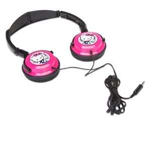 HELLO KITTY HEADPHONES DJ STYLE BASS IPOD  EARPHONES pink day gifts 