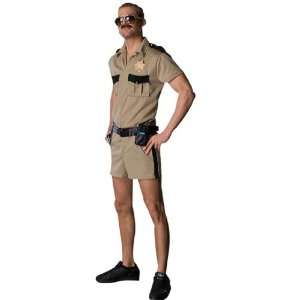 Lets Party By Rubies Costumes Reno 911 Lt. Dangle Adult Costume / Tan 
