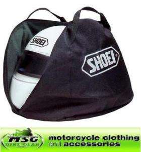 SHOEI RS RACING MOTORCYCLE HELMET BAG/HOLDALL BLACK  