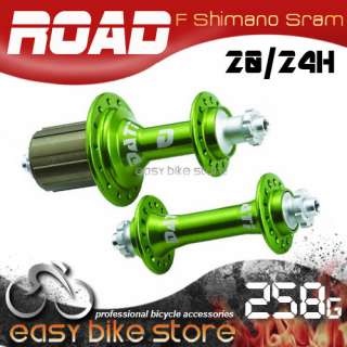 SHIMANO * GREEN Dati Road Bike Super Light Bearing Hub *20 24H 