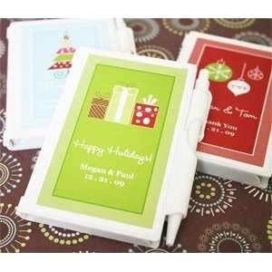  A Winter Holiday Personalized Notebook Wedding Favors 