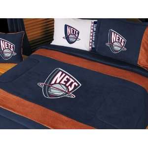  New Jersey Nets MVP Bedskirt   Full Bed