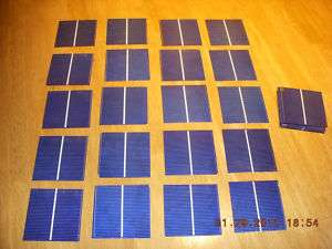 72 Solar Cells for DIY PANEL 3 x 3   .90 watt each NICE  