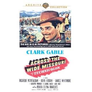  Across the Wide Missouri [VHS] Clark Gable, Ricardo 