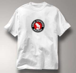 Great Northern Railway Logo Railroad T Shirt XL  