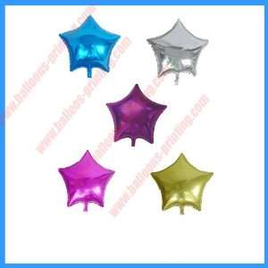   balloons  the five colorful star shape foil balloons Toys & Games