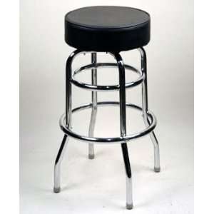  Backless Padded Double Ring Bar Stool