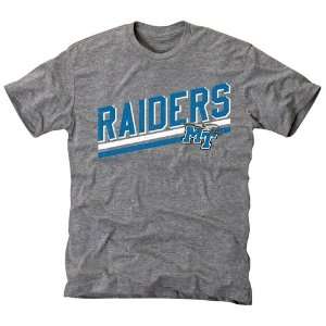  Middle Tennessee State Blue Raiders Rising Bar Tri Blend T 