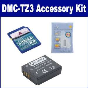  Panasonic Lumix DMC TZ3 Digital Camera Accessory Kit 