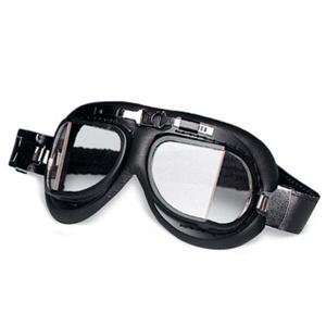  Emgo Red Baron Goggles   One size fits most/Flat Black 