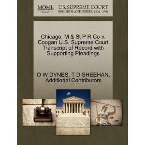  Chicago, M & St P R Co v. Coogan U.S. Supreme Court 