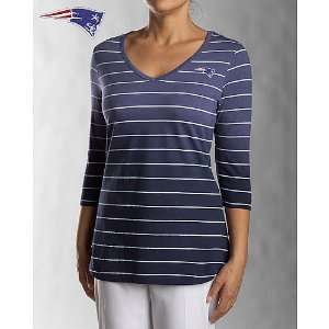   Patriots Womens 3/4 Sleeve Goal Line T Shirt