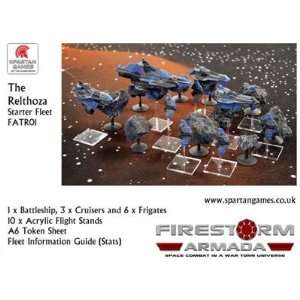  Relthoza Starter Fleet (10) Firstorm Armada Miniature Game 