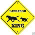 Labrador Xing Crossing Dog Sign   Many Pet Breeds Av.