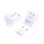   World Travel AC Adapter Converter with USB Power for AU EU UK US