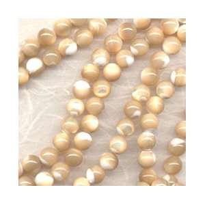  8mm Mother of Pearl, Natural Color, Round Beads Arts 