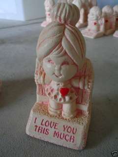 Vintage 1972 Paula I Love You This Much Figurine LOOK  