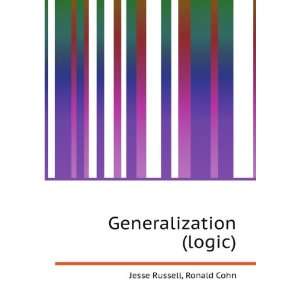  Generalization Ronald Cohn Jesse Russell Books