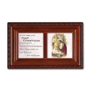   First Communion Jewelry Music Box Plays Jesus Loves Me