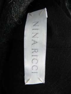 NWT NINA RICCI Gray Wool Blazer Jacket Sz 40 $1990  