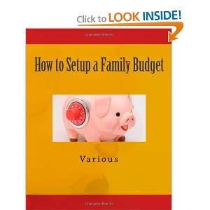  How to Setup a Family Budget (9781460946046) Various 