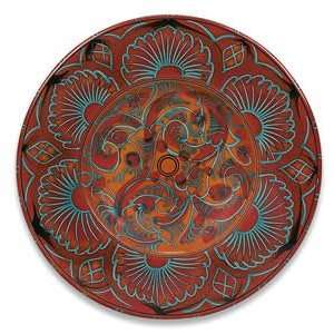    Handmade Tramonto Round Platter From Italy