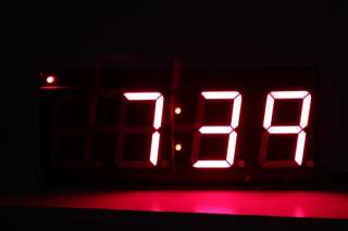   Segment Four Digit Real Time Clock (Date and Time) with Temperature