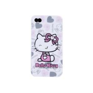  cute kitty pattern open face silicone iphone 4 case Cell 