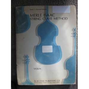  String Class Method Book 1 Violin Revised Edition Merle 