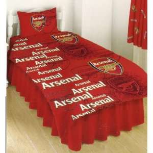  Arsenal Fc Football Rotary Official Single Bed Duvet Quilt 