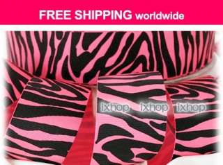   Zebra Stripe (20+ Colors U PICK) Grosgrain Ribbon 7100/99 x381  