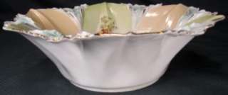   Prussia Lily of the Valley Mold OT 34 Flowers Large Salad Fruit Bowl