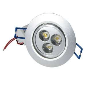 Amico 3W 3 x 1W 3 LEDs Warm White Light Round Recessed Ceiling Lamp 