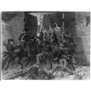 Battle Scene,Capture of Fort George,Ontario,Canada,1814 