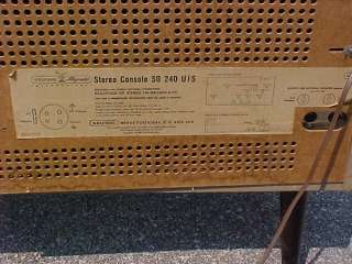Grundig Majestic Stereo Console Model SO S0 240 U/S  