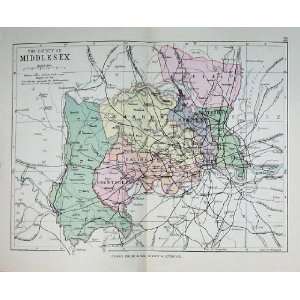  PhilipS Maps England 1888 Middlesex Tottenham Ealing 