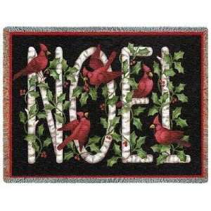  Cardinal Noel Tapestry Afghan or Throw PC 2441 T