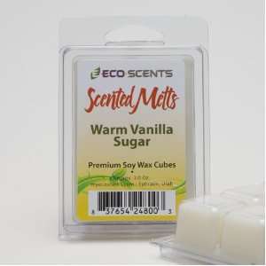  2 Pack Warm Vanilla Sugar EcoScents Scented Wax Melts   A warm 