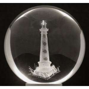   Laser Crystal Ball Big Lighthouse + 3 Led Light Stand 