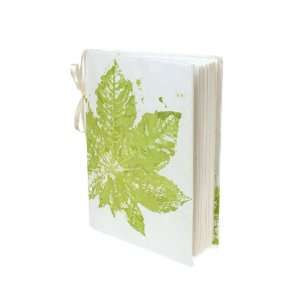  Handmade Recycled Cotton Paper Light Green Journal 