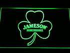 a215 g jameson whiskey shamrock neon light sign 