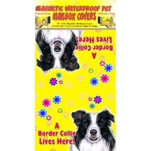  Border Collie 18x18 Magnetic Dog Mailbox Cover