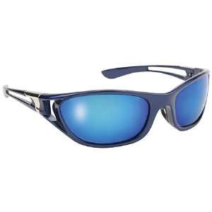   Blue Ice Sunglasses with Polarized Blue Mirror Lens 400 UV Protection