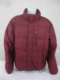 NWT Tommy Hilfiger Mens Down Winter Jacket Puffer Reversible Black 