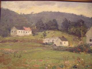 FRANK C. HERBST NEW HOPE IMPRESSIONIST FARMLAND  