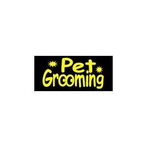 Pet Grooming Simulated Neon Sign 12 x 27