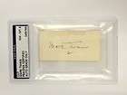 Mark Twain Signed Authenticated and Slabbed by PSA/DNA