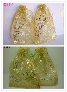   Wholesale Bulk Wedding favor gift bags jewelry organza candy pouches