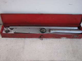   LBS DIAL TORQUE WRENCH WITH EXTENSION 47 & 1 REDUCER SNAP ON  